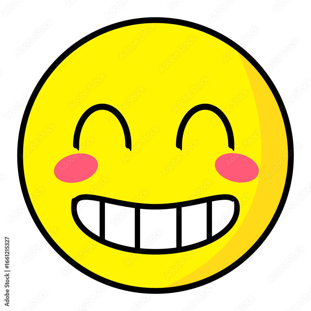Obraz premium Retro Emoticon Shape