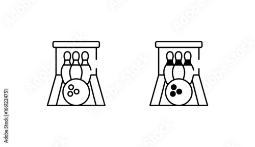 Cross Line icon design with white background stock illustration