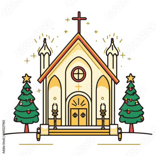 mass, christmas, festival, religion, vector, transparent background, church, winter, chapel, culture, faith, people, god, nativity, religious, season, celebration, xmas, december