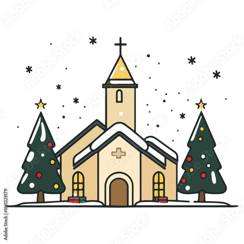 mass, christmas, festival, religion, vector, transparent background, church, winter, chapel, culture, faith, people, god, nativity, religious, season, celebration, xmas, december