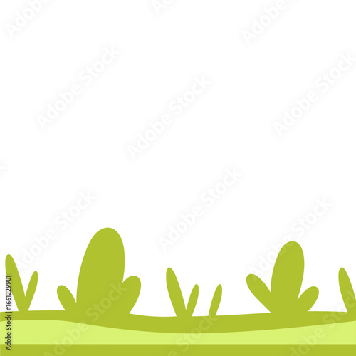 Grass Footer Illustration