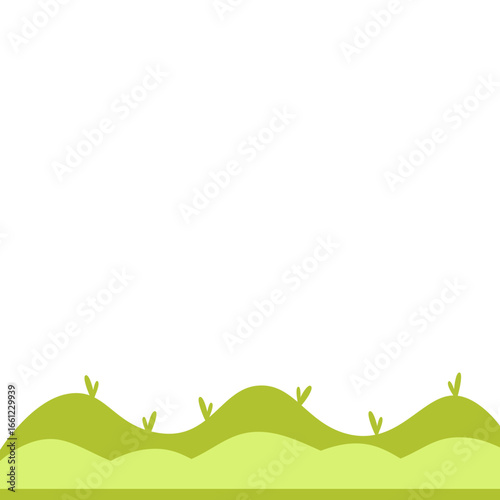 Grass Footer Illustration