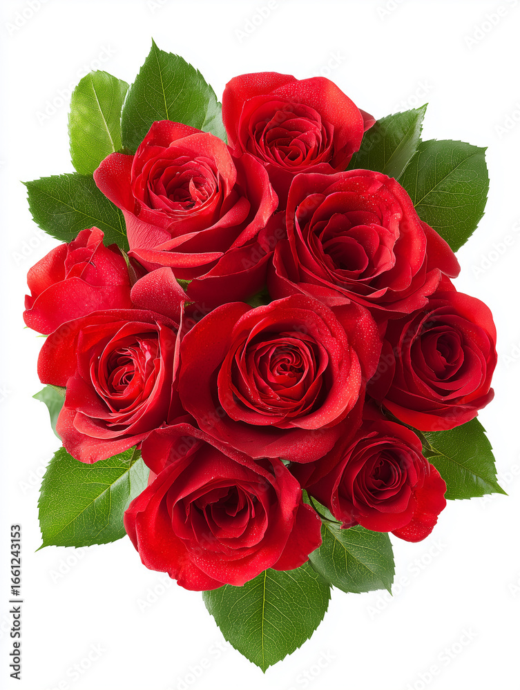 Obraz premium Romantic Bouquet of Twelve Red Roses
