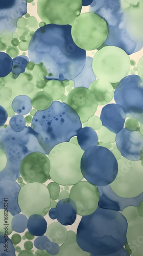 Natural pigment movement in action