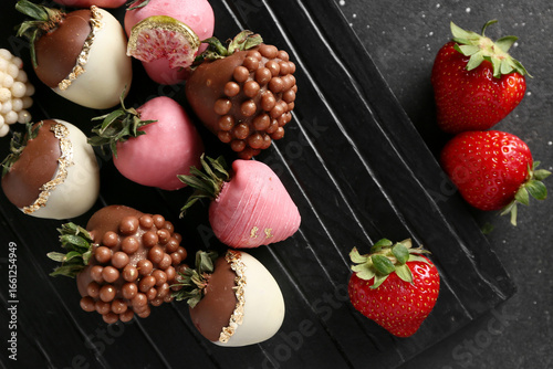 Gourmet chocolate dipped st...