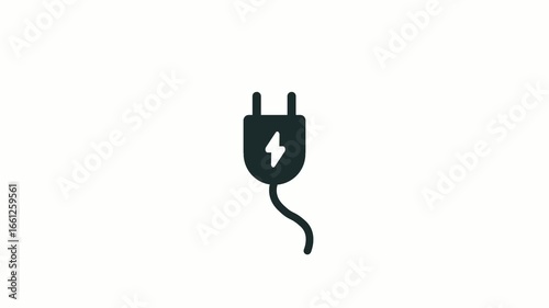 Charging Plug Glow – Animated Power Connection Icon