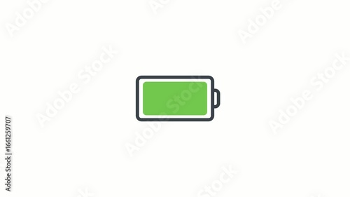 Battery Charge Animation – Power Level Indicator Icon