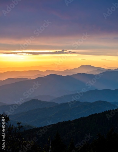 Wallpaper Mural Mountain Sunrise/Sunset Panorama Torontodigital.ca