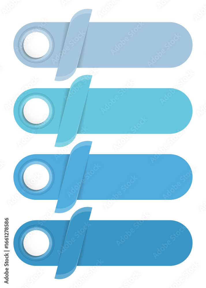 Obraz premium Business infographic design template with four vertical options or steps, process, workflow template