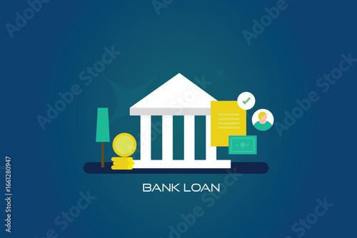 Banks and financial institutions provide loans to individuals and approve applications after thorough review.