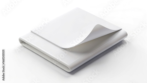 paper, blank, book, empty, cover, stack, brochure, page, object, template, business, magazine, document, note, newspaper, card, isolated, pile, clean, education, white background, notebook, office, de