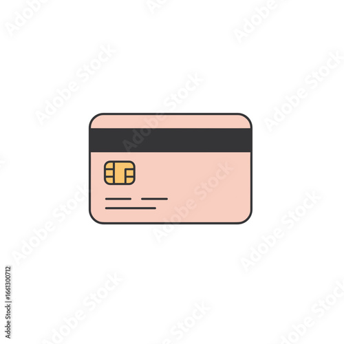 Credit card icon representing financial transactions and payment methods
