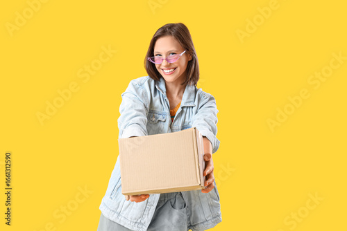 Beautiful young happy woman...