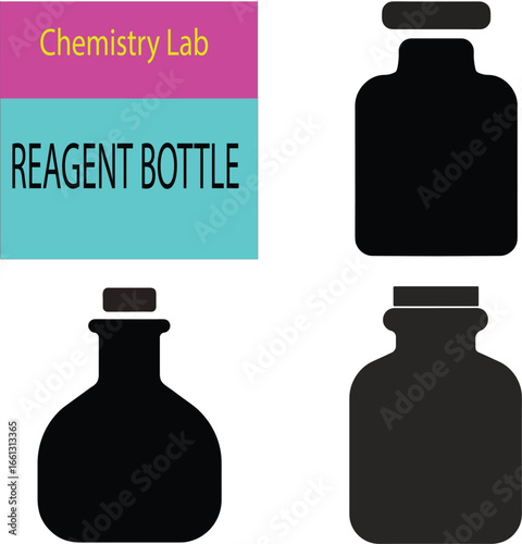 Reagent Bottle Silhouette 