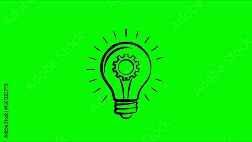 Creative idea and innovation concept