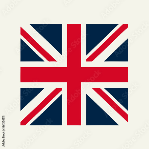 Iconic Union Jack Flag of the United Kingdom a symbol of British heritage and national identity.