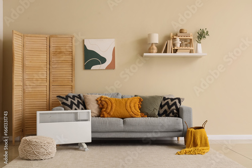Interior of living room wit...