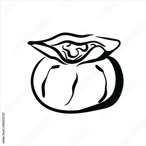 Lineart Dimsum Vector Illustration Minimalist Lineart Style