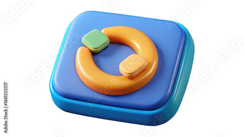 toy, plastic, object, symbol, 3d, baby, ring, yellow, red, green, business, blue, circle, isolated, abstract, sign, tape, color, pink, illustration