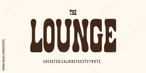 Western rodeo alphabet, retro vintage wild west font for american college university baseball team typography, bar logo, outlaw texas headline, cowboy typographic design. Vector typeset.
