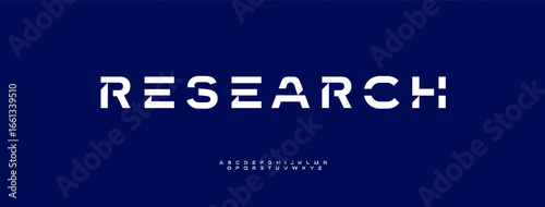 Futuristic cut geometric alphabet, bold minimalistic cutout font, sleek tech typeface for digital branding, cyber security logo, fintech startup typography, modern typographic design. Vector typeset.