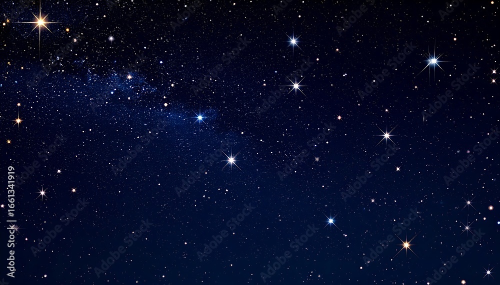 Fototapeta premium Starry night sky background