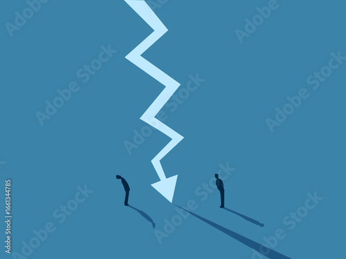  The crisis graph creates a rift between the two.