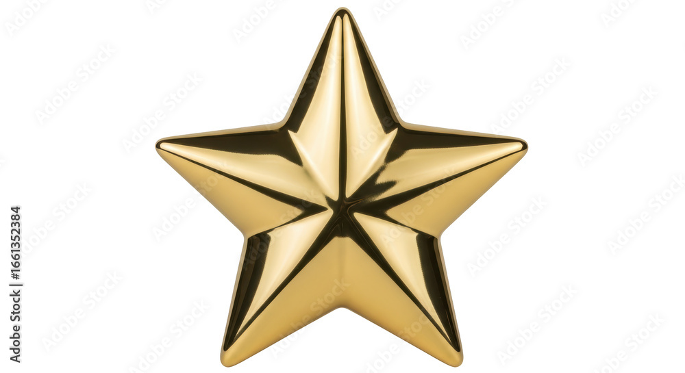 Obraz premium Isolated Golden Star