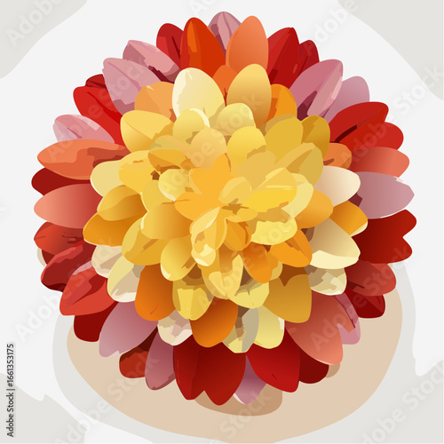 A glowing chrysanthemum bursts in warm tones, with expert color grading and radial petal flow filling the frame.