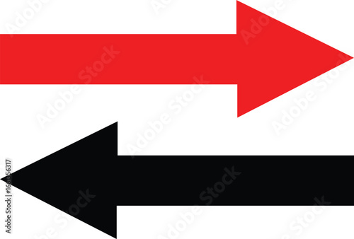 Red and Black Double Arrows, Directional Icons, Business Navigation Symbols, Vector Illustration, Marketing Concept Free Download Red and Black Double Arrows, Directional Icons, Business Navigation Symbols, Vector Illustration, Marketing Concept - GFXLoad