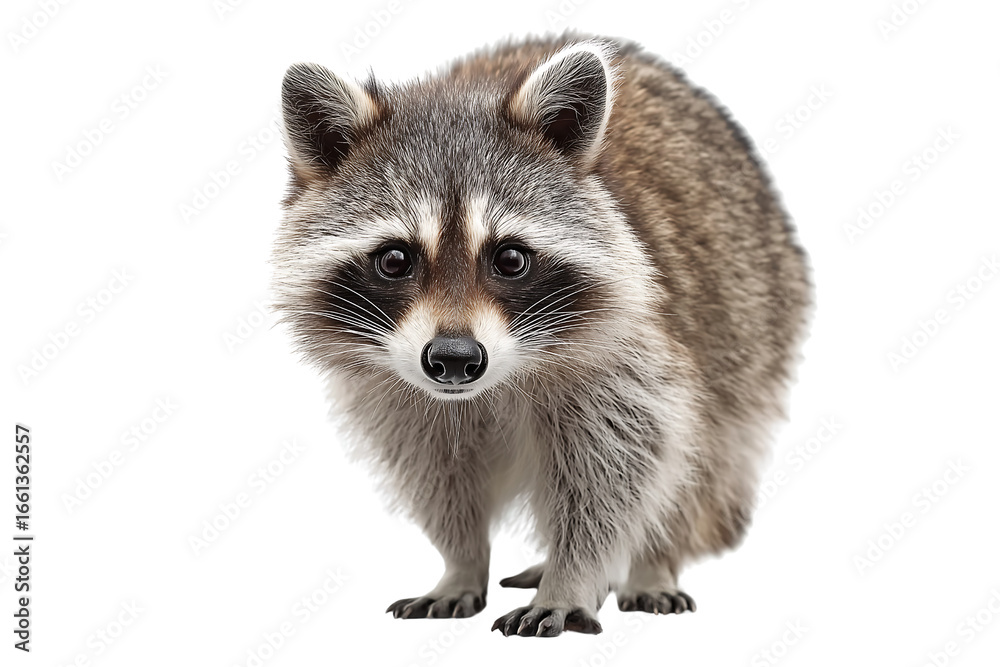 Obraz premium Raccoon on transparent background