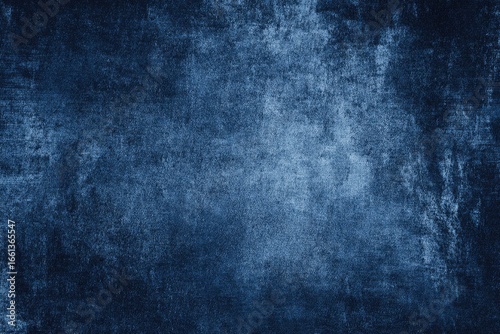Dark blue textured background with mottled, distressed effect