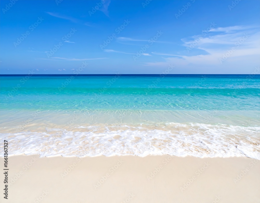 Fototapeta premium Pristine beach scene