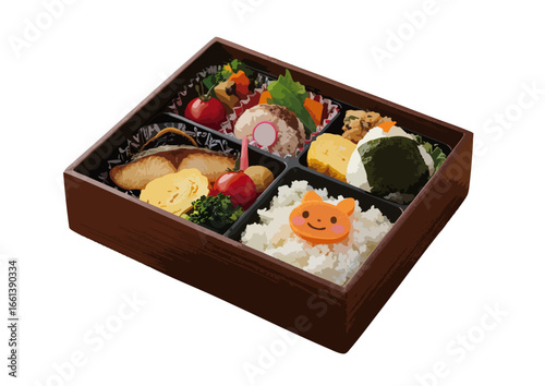 栄養に配慮した日本のお弁当