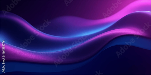 Flowing pink and purple waves create a smooth and elegant abstract backdrop with a motion blur effect
