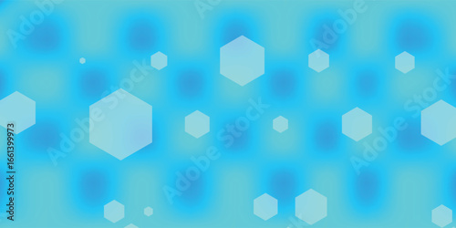 White 3d hexagonal technology vector abstract background. Blue bright energy flashes under hexagon in modern technology futuristic background vector illustration. White honeycomb texture grid.