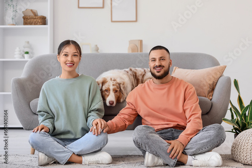Young couple with Australia...