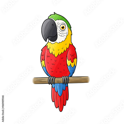 Colorful Parrot Illustration