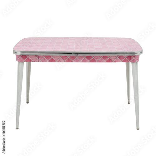 Photos Retro pink formica top kitchen table
