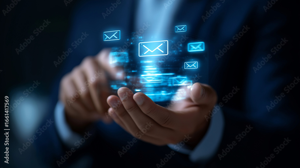 Fototapeta premium Crisis Communication Management During Cyber Incidents