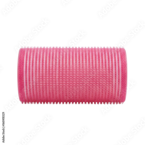 Bild auf Leinwand Pink velcro self grip hair roller