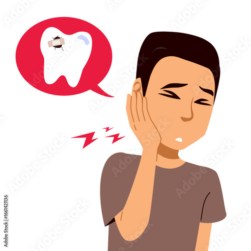 Vector illustrations of a m...