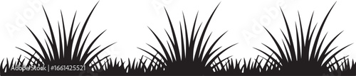 Grass SVG and vector silhouette design perfect for Cricut, Silhouette Cameo, and other cutting machines. Includes PNG, DXF, and EPS formats for versatile use.