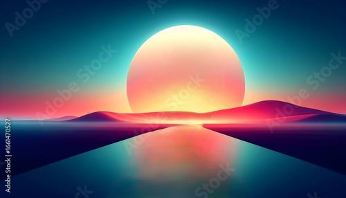 scenery of sunrise over the sea 