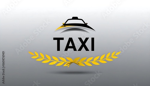 Simple Taxi Service Logo Design