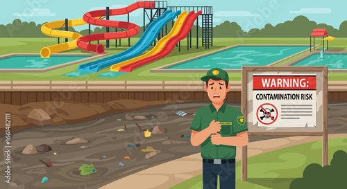 Contamination at the water park presents a serious threat to environment