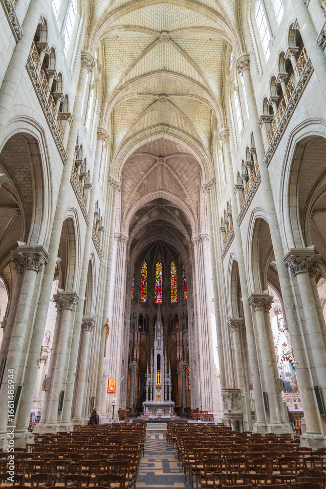 Fototapeta premium Cityscape of the streets of Nantes (France)