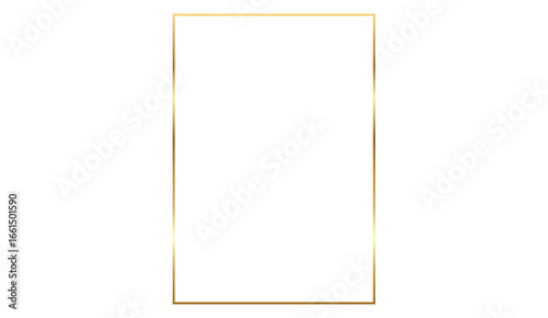 Wallpaper Mural Stylish golden frame for invitation. Gold shiny glowing vintage PNG. Torontodigital.ca