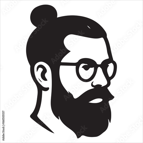 hairstyle designs for men silhouette  vector design,Silhouette hairstyles, vector haircuts, men’s hair trends, side profile views, hairstyle inspiration, haircut design, male grooming styles, 