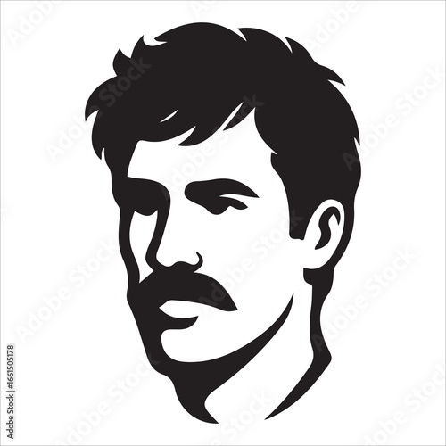 hairstyle designs for men silhouette  vector design,Silhouette hairstyles, vector haircuts, men’s hair trends, side profile views, hairstyle inspiration, haircut design, male grooming styles, 